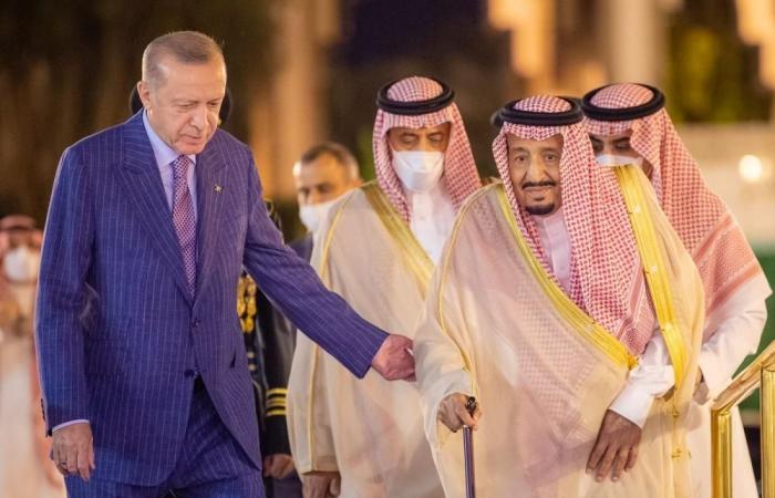 أردوغان يبدي ارتياحه لنتائج زيارته إلى السعودية