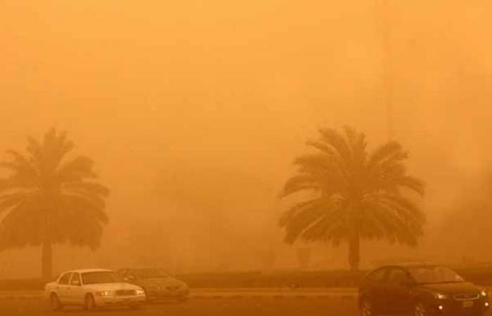 عاصفة ترابية على الرياض والشرقية