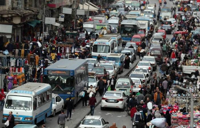 عدد سكان مصر يرتفع نصف مليون في 4 أشهر