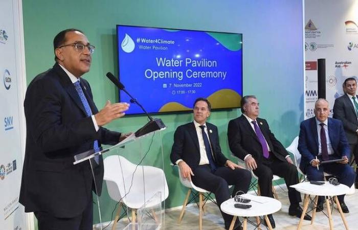 رئيس الوزراء المصري يطلق مبادرة العمل من أجل التكيف مع المياه والصمود