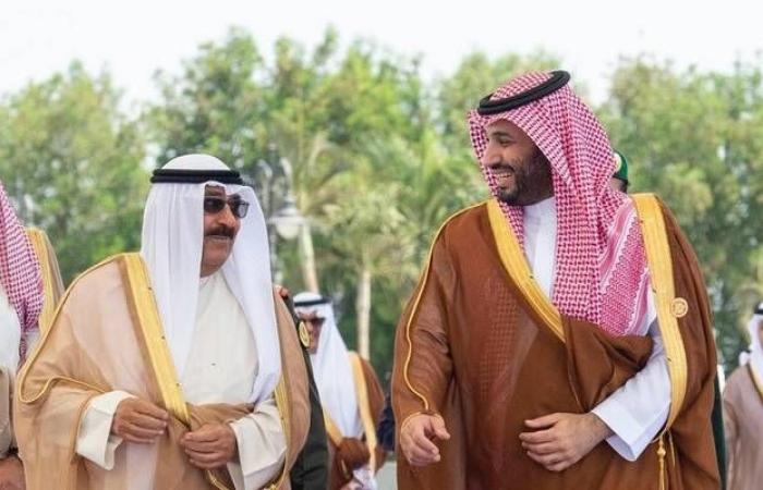 ولي العهد السعودي يلتقي نظيره الكويتي في شرم الشيخ