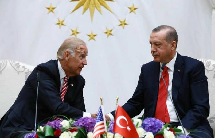 بايدن وأردوغان يبحثان تعزيز العلاقات الثنائية والتطورات الإقليمية