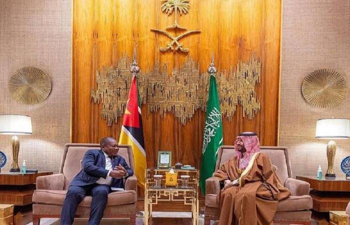 ولي العهد السعودي ورئيس موزمبيق يبحثان سبل تطوير آفاق التعاون المشترك