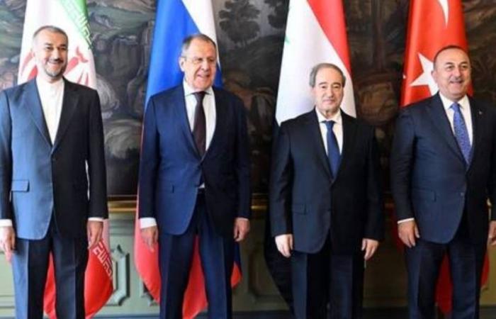 بيان رباعي بقيادة روسيا يعد خارطة طريق لتطبيع العلاقات بين دمشق وأنقرة