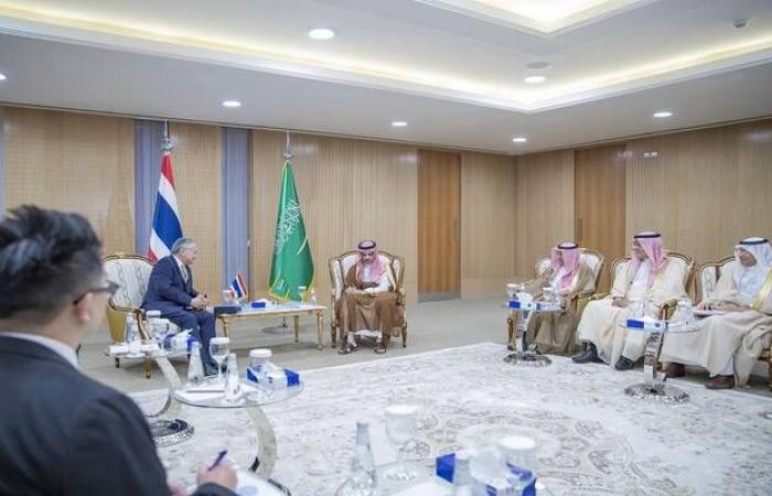 السعودية وتايلاند تبحثان تعزيز التعاون في شتى المجالات