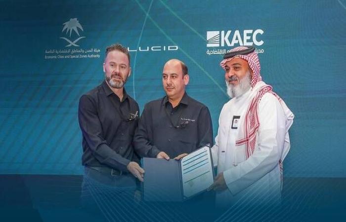 منح "لوسد" ترخيصاً لتشغيل مصنع السيارات الكهربائية في السعودية