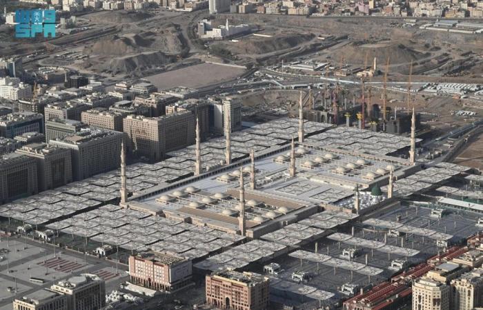 6 ملايين مصل بالمسجد النبوي في أسبوع