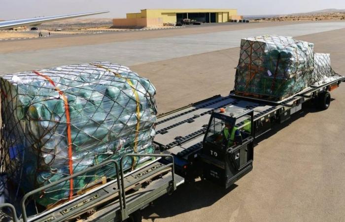 وصول الطائرة الإغاثية السعودية السادسة لمساعدة الفلسطينيين في غزة
