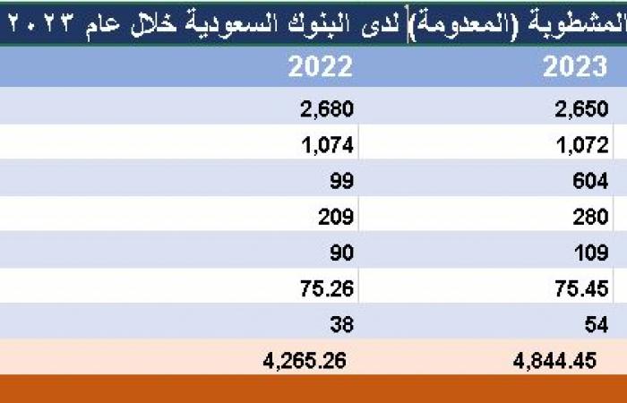 13مليار ريال "الديون المعدومة" لـ7 بنوك سعودية خلال عام 2023..و37% منها للأفراد