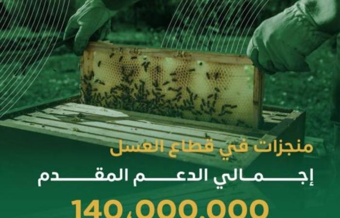140 مليون ريال دعم قطاع العسل