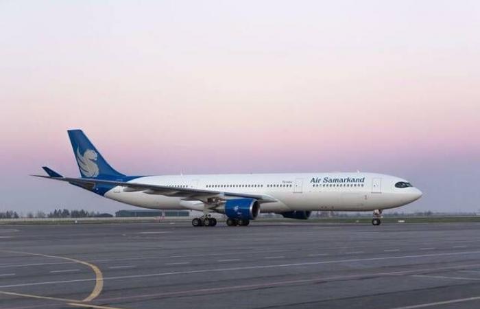 "الطيران المدني" تصرح ببدء تشغيل خطوط "آير سمرقند" الأوزبكية برحلات منتظمة