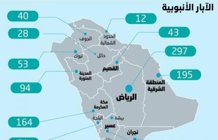 الشرقية والرياض وجازان تتصدر آبار الشرب اليدوية