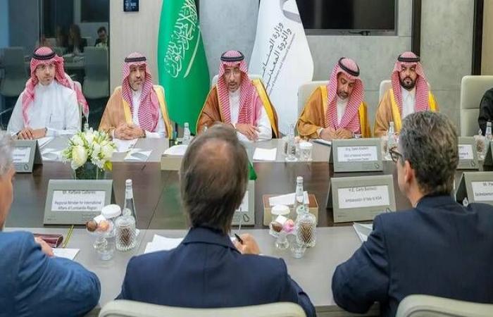 السعودية وإيطاليا تبحثان فرص التعاون في مجالات الابتكار الصناعي