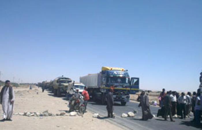 الجيش يتدخل لفتح طريق مصر إسكندرية الصحراوى والأهالى يرفضون