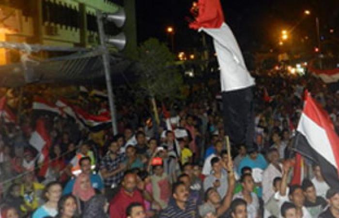 مؤيدو مرسى يتجمهرون على طريق مصر إسكندرية الصحراوى