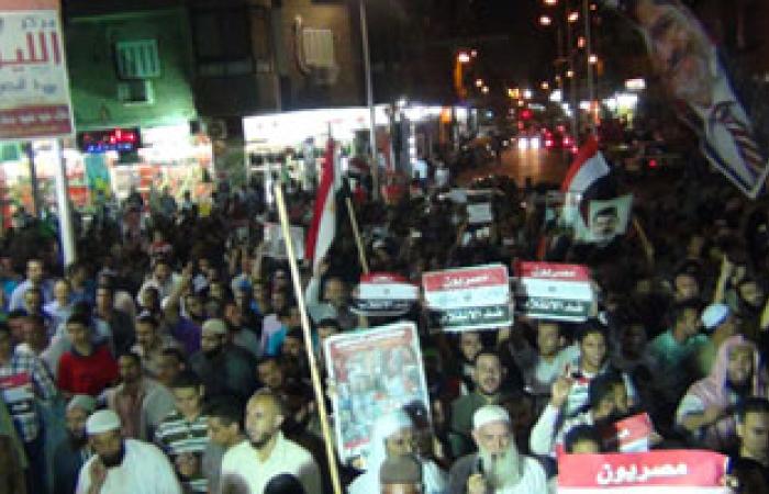 مسيرة "كسر الانقلاب " تجوب شوارع وميادين أسيوط