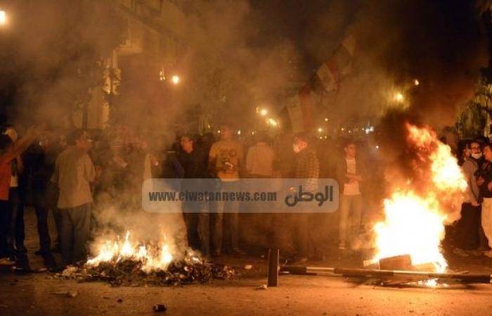 مجهولون يضرمون النيران في مقر "مصر القوية" بدمياط