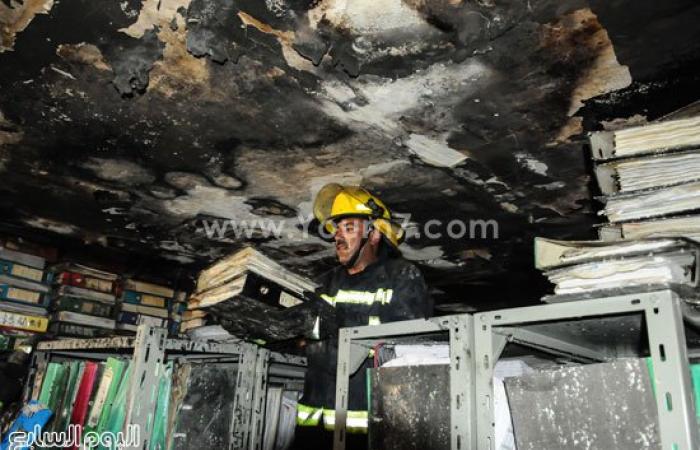 "الحماية المدنية": احتراق جزء كبير من الأرشيف فى حريق وزارة التموين