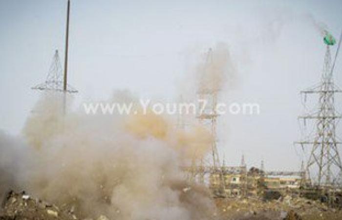 مصدر أمنى: توقف محطة كهرباء الوحشى نجم عن سقوط قذيفة على منزل مجاور لها
