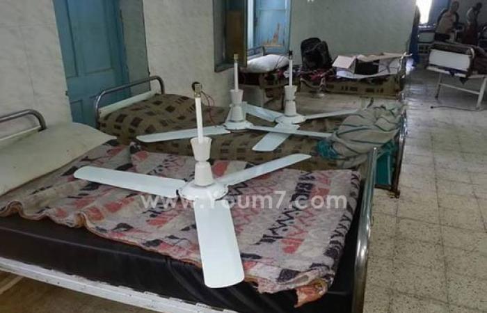 بالصور.. شباب متطوع يزود مستشفى الصحة النفسية بالخانكة بـ 24 مروحة