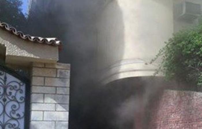 إخماد حريق بمخزن أدوات صحية بحدائق الأهرام دون إصابات