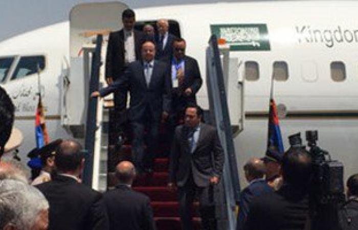 الرئيس اليمنى عبد ربه منصور هادى يصل إلى العاصمة الإماراتية أبوظبى