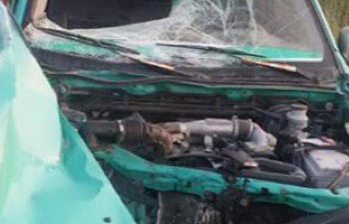إصابة 13 شخصا فى حادث تصادم بين 3 سيارات على طريق إيتاى البارود