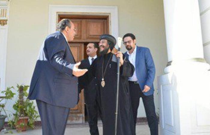 محافظ الإسكندرية يستقبل الأسقف العام للكنيسة المرقسية