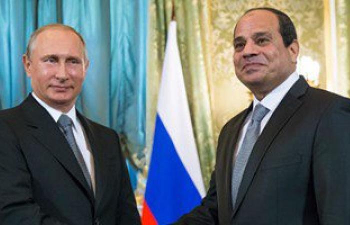 بوتين: الرئيس السيسى تولى السلطة فى ظروف صعبة لتحقيق الاستقرار بمصر