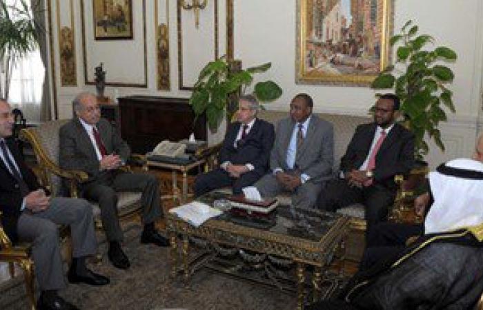 بالصور.. رئيس الوزراء يلتقى 6 من وزراء الزراعة العرب