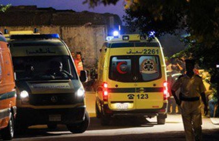 إصابة 8 فى حادث انقلاب سيارة بكفر الشيخ