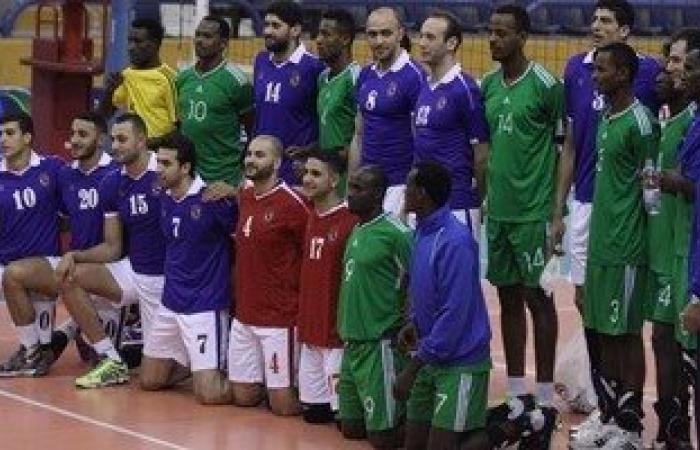 طائرة الأهلى تهزم منتخب الأردن 3 / 1 وديا