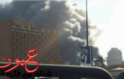 عاجل بالفيديو || حريق ضخم في نادي الجزيرة بالقاهرة ودخان عظيم يغطي السماء