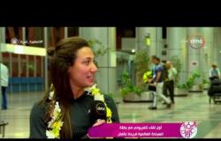 السفيرة عزيزة - بطلة السباحة فريدة عثمان تطلب من الرئيس السيسي " يشجع الرياضيين أنهم يكملو "