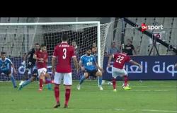 صالح جمعة يضيع فرصة هدف التعادل للاهلى امام الفيصلي الاردني فى البطولة العربية - ستاد العرب