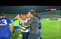 ستاد مصر - فرحة شتراكا مع لاعبي سموحة بعد الفوز على وادي دجلة بالجولة الرابعة من الدوري