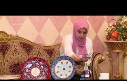 السفيرة عزيزة - " مي أحمد " ترسم على أطباق السيراميك