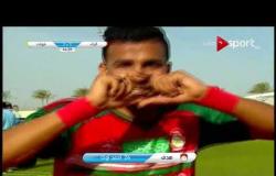 هدف التعادل لفريق الرجاء عن طريق أحمد سعيد أوكا فى شباك بتروجيت فى الدقيقة 44 من زمن المباراة