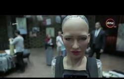 مساء dmc - شاهد كيف تم تركيب الروبوت صوفيا قبل لقاءها الحصري مع الاعلامي اسامة كمال