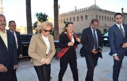 مصر... زوجة ماكرون تزور جامع محمد علي في القلعة "صور"
