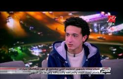 شاب يشرح فكرته التي منحته المركز الأول في ريادة الأعمال بالمسابقة المصرية للمهارات