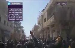بالفيديو : تظاهرة في مدينة درعا احتجاجاً على تمثال للرئيس حافظ الأسد