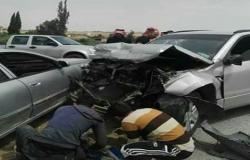 8 إصابات بحادث تصادم على طريق البحر الميت