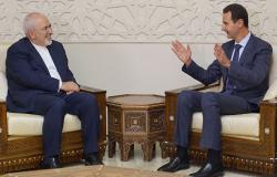 ظريف يبحث مع الأسد العلاقات الثنائية وعملية التسوية السياسية في سوريا