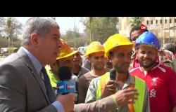 العاملين في تطوير ستاد القاهرة يتحدثون عن عملهم في الاستاد