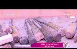 السفيرة عزيزة - تقرير عن " سامي .. فنان يبدع في التشكيل والحفر على الخشب "
