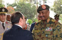 رئيس المجلس العسكرى الانتقالي بالسودان يغادر القاهرة