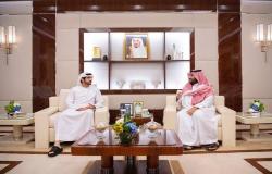 الأمير محمد بن سلمان يلتقي ولي عهد دبي في جدة