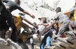 مجزرة جديدة للنظام السوري  … و25 قتيلاً بالبراميل المتفجرة على ريفي إدلب وحماة