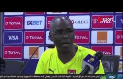 جانب من المؤتمر الصحفى قبل مباراة الكاميرون وغينيا بيساو